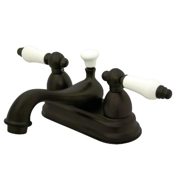 KS3605PL 4" Centerset Bathroom Faucet, Oil Rubbed Bronze